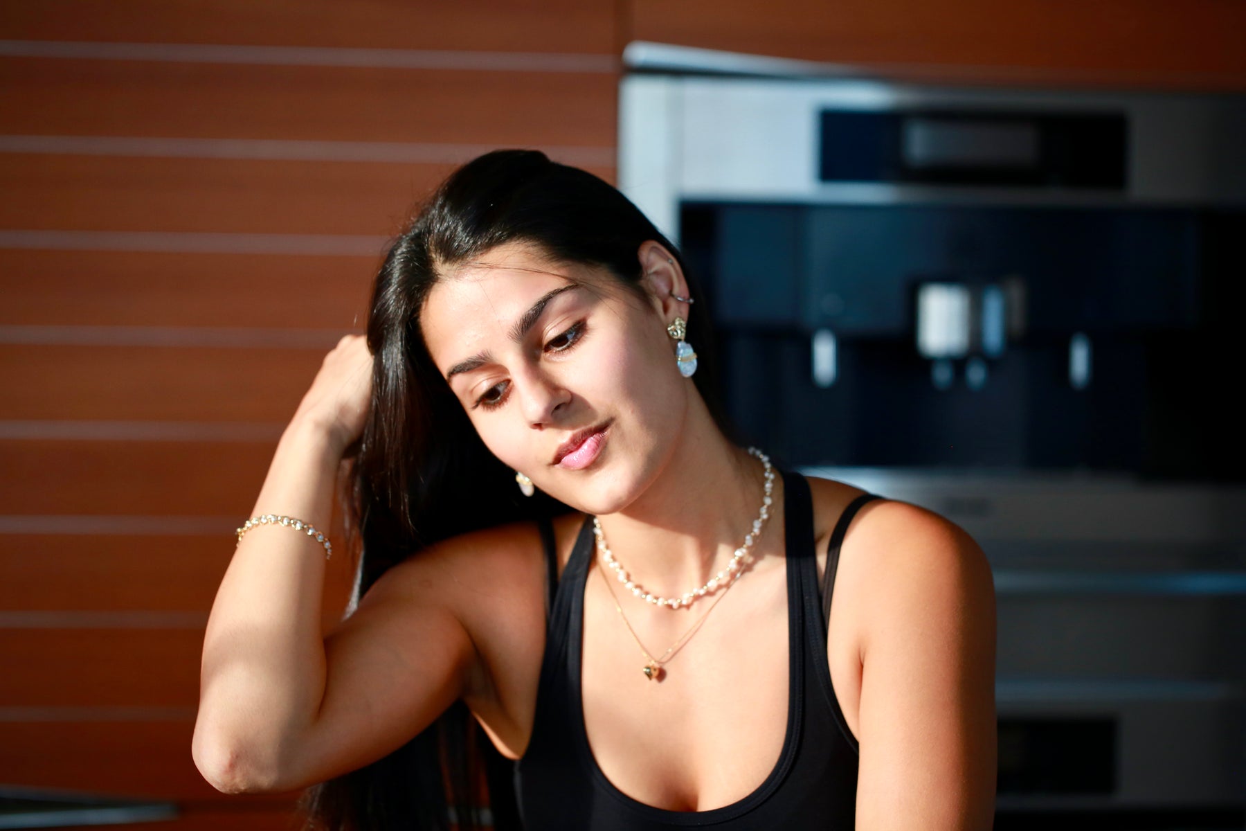 Modern Marble Earrings