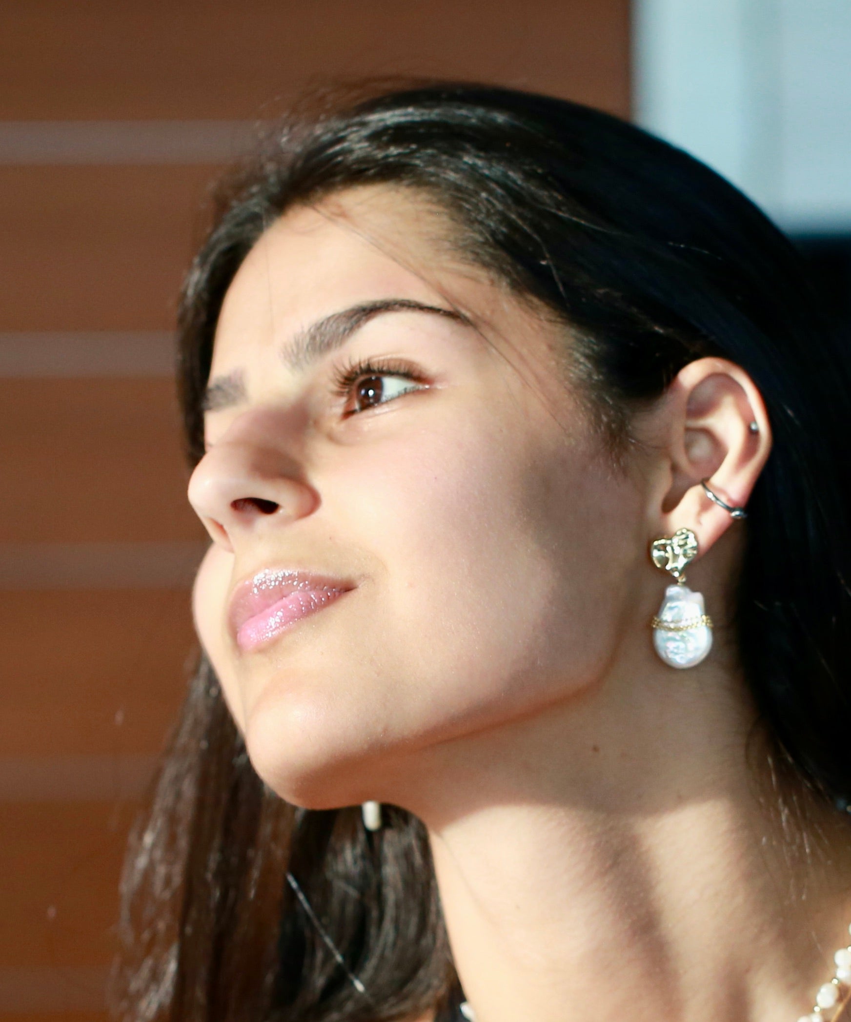 Modern Marble Earrings