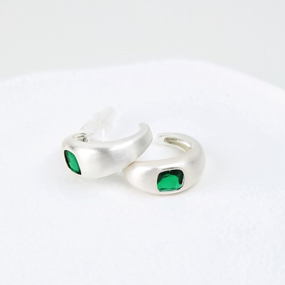 Emerald Hoops