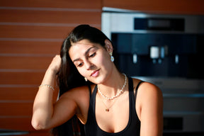 Modern Marble Earrings