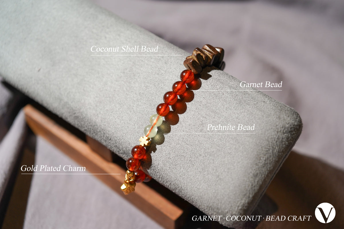 Garnet · Coconut Shell