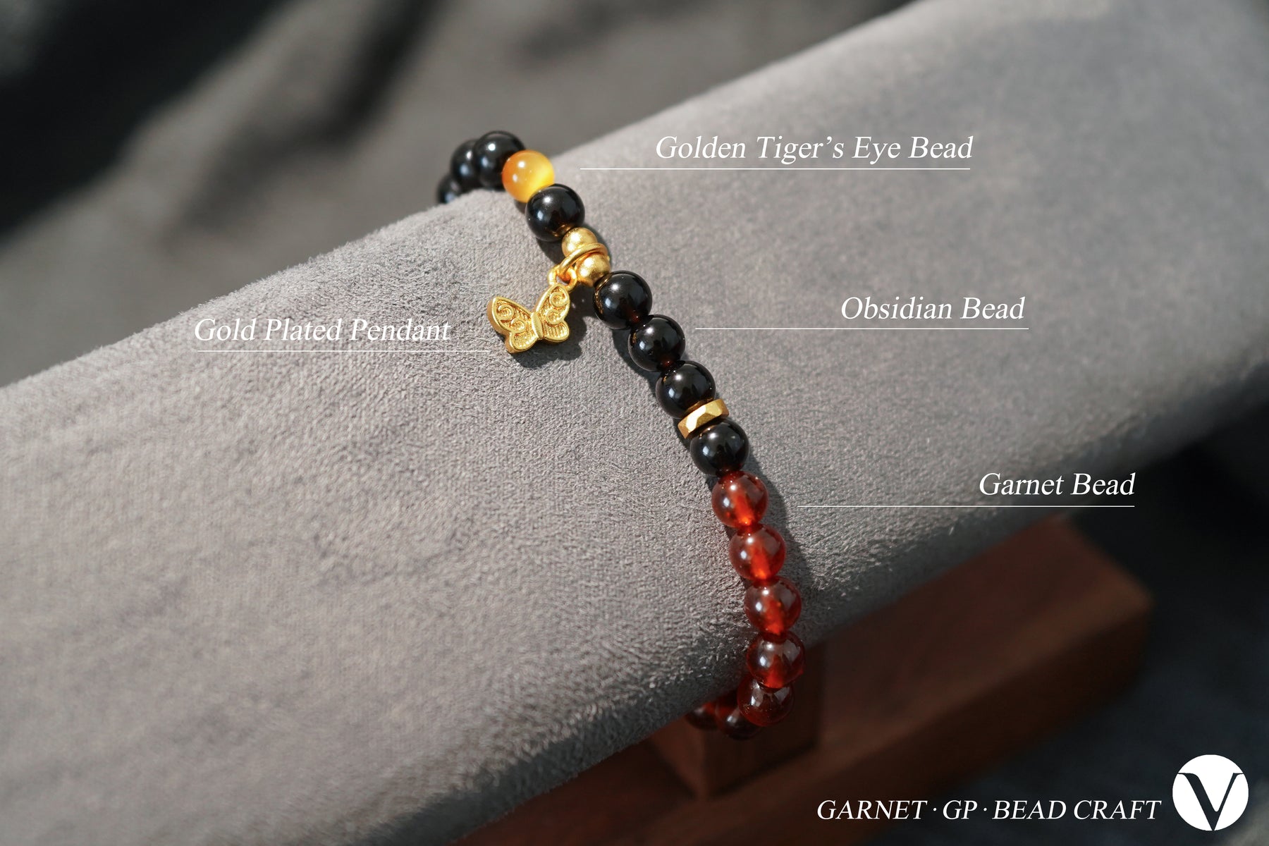 Garnet · Black Obsidian