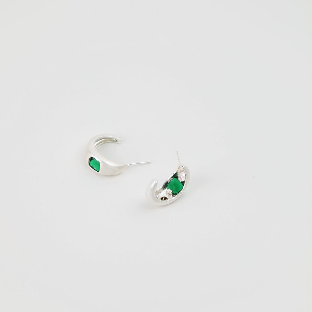 Emerald Hoops