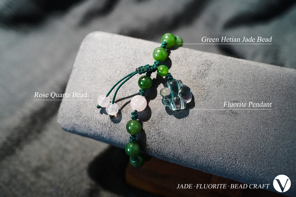 Jade Bead · Flourite