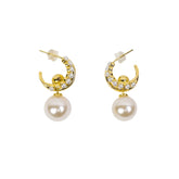 Sola Pearl Hoops