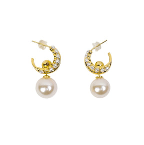 Sola Pearl Hoops