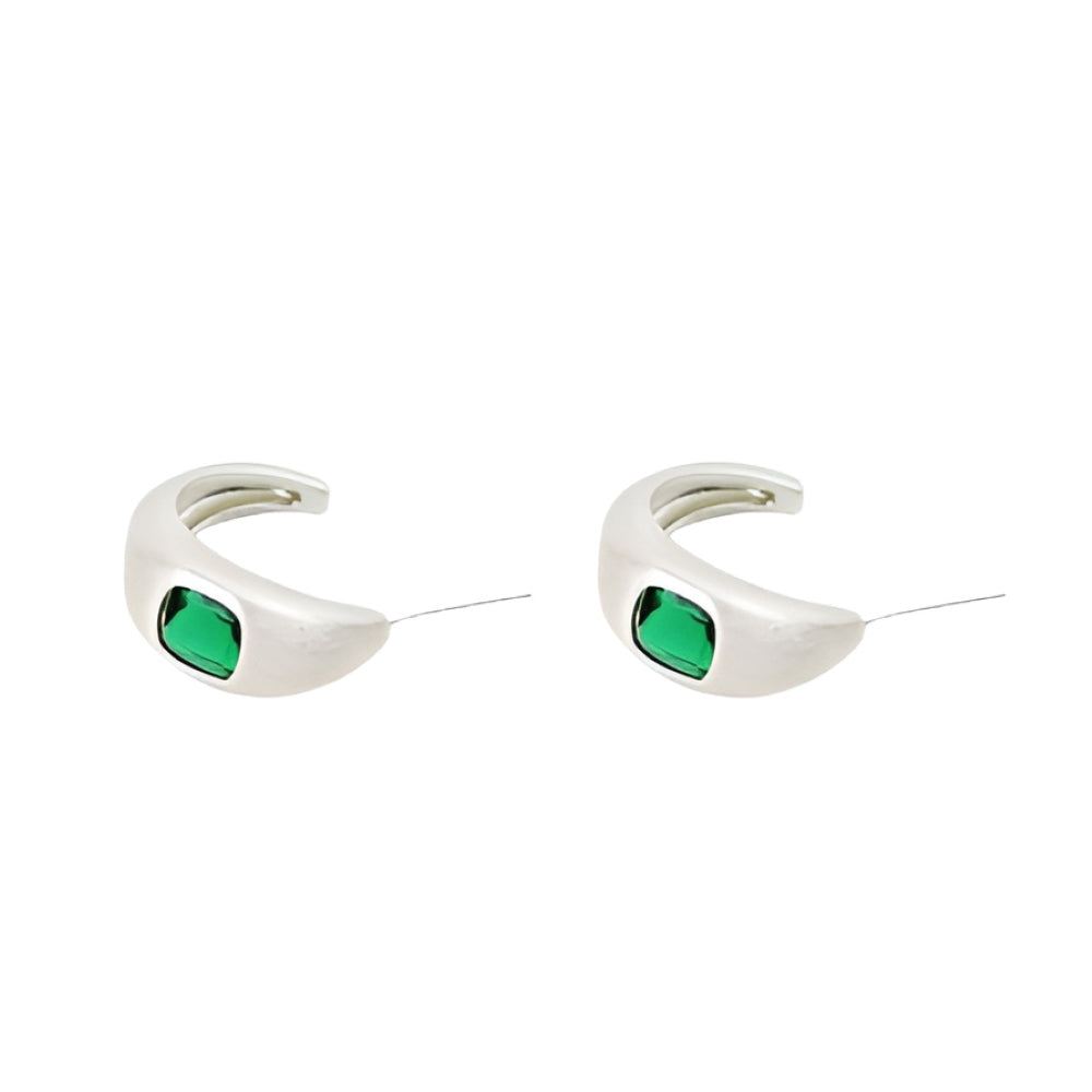 Emerald Hoops